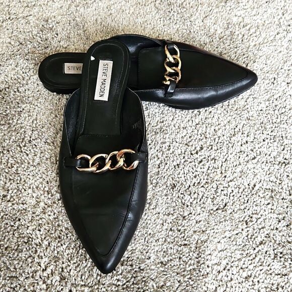Steve Madden Leather Flats 9.5 - Picture 2 of 7
